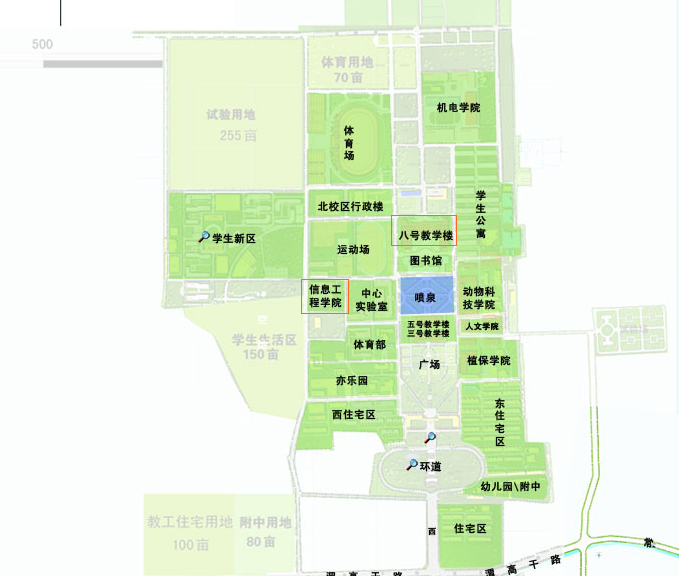 15vip太阳集团官网北校区地形图.png